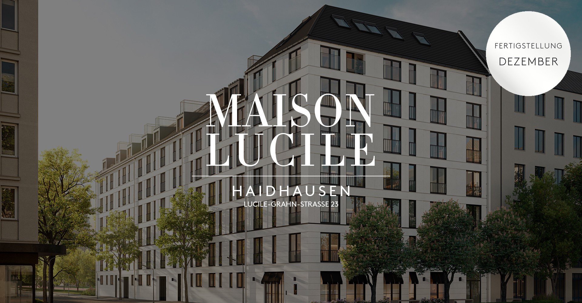 Maison Lucile, Haidhausen, Fertigstellung Dezember